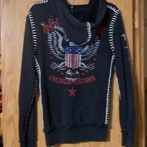 Black affliction sweatshirt